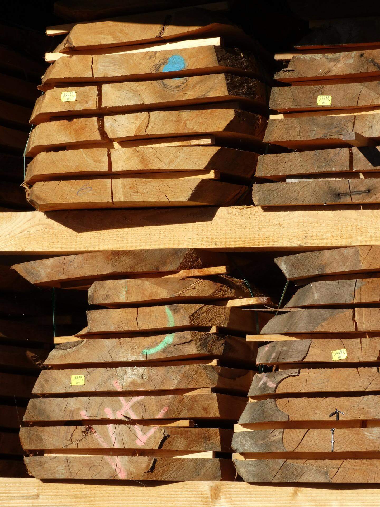 bois pour construire sa maison